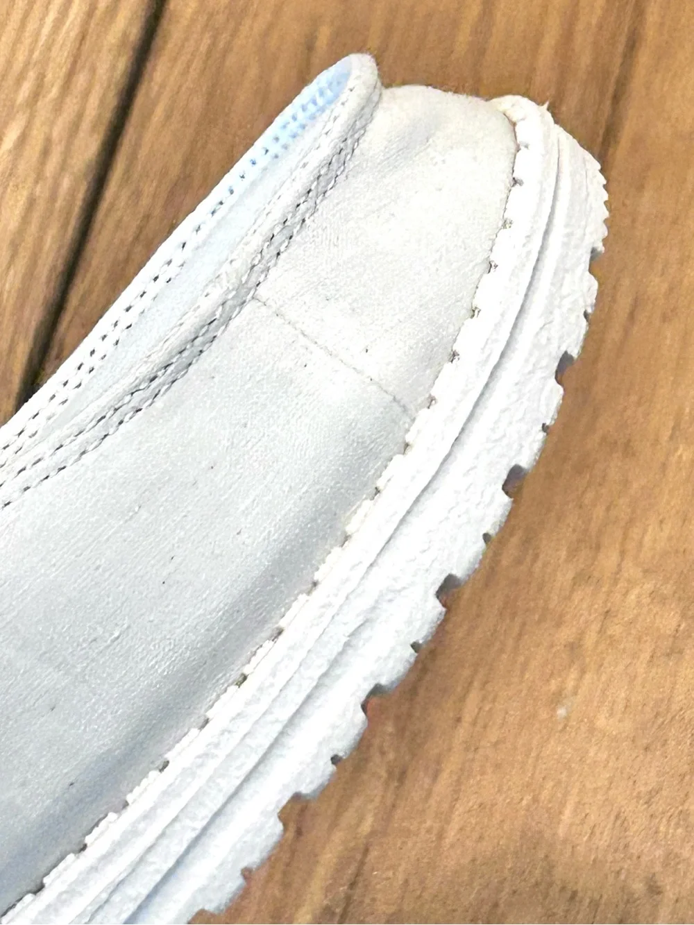 Hey Dudes Wendy Chambray White Canvas Slip-On Shoes Women’s Sz 10 - Picture 5 of 12